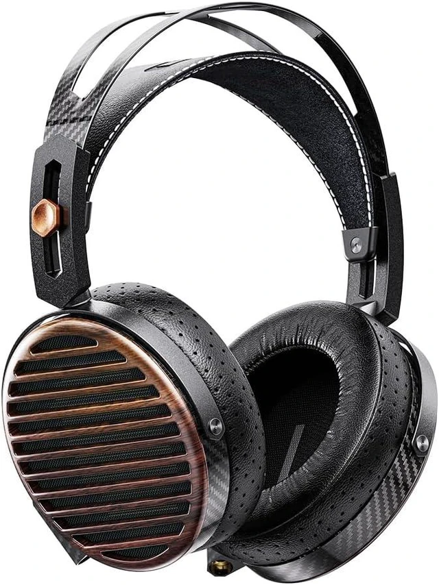Main image of FiiO FT7 Headphones Open-Back Planar 106mm Planar Magnetic Monitor Earphone Gold Diaphragm Carbon Fiber Shell Detachable Cables (Black)