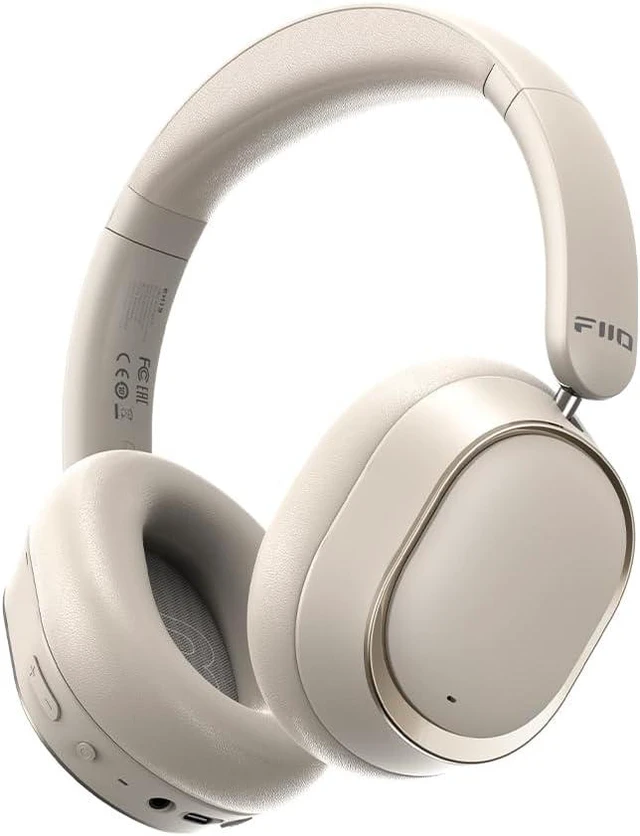 Main image of FiiO EH13 Wireless Bluetooth Noise Cancelling Over-Ear Headphones, 42dB Hybrid ANC, 45H Playtime, Foldable for Travel, Work & Commuting (Off-White) black
