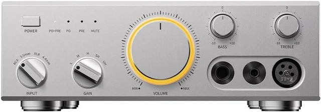Main image of FIIO Class A Desktop Class A Headphone Amplifier, 4000mW+4000mW Balanced Output, Fully Balanced Circuit, 5-Level Gain, Bass & Treble Control silver