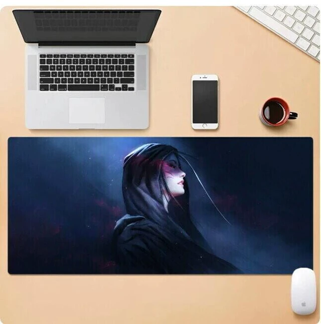 Main image of League of Legends Kai'Sa mouse pad Extended Gaming Mouse Pad with Stitched Edges, Large Mouse pad with Non-Slip Rubber Base for Work & Gaming, Office & Home 300/250mm