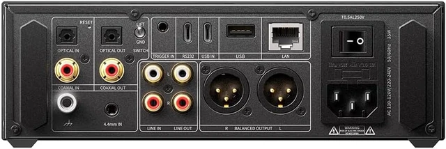 Alt view image 2 of 7 - FiiO K17 Desktop DAC&Headphone Amplifier AK4191+AK4499EX*2, 31-Band PEQ, MQA,Support DSD512 32Bit/768kHz with Remote Control (Black) silver