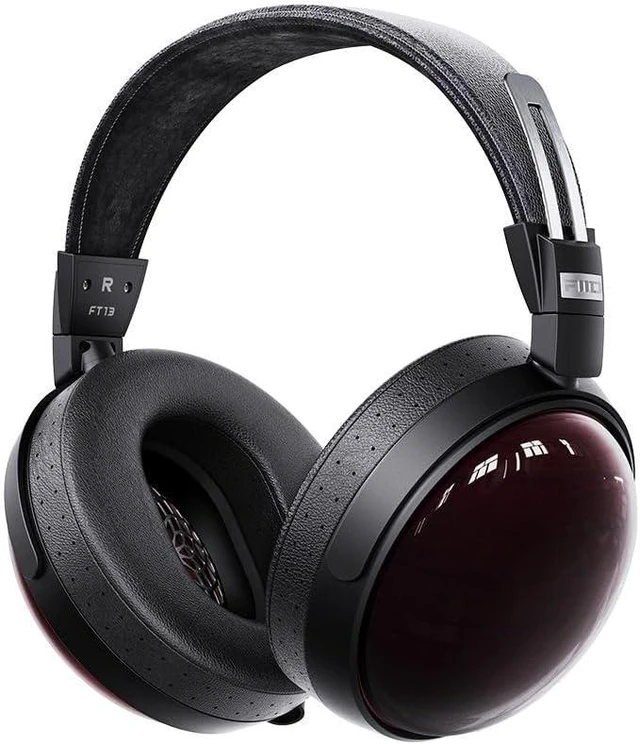Main image of FiiO FT13 Audiophile Closed-Back Headphones, 60mm Large Dynamic Driver with W-Shaped Wool & Nano Wood Fiber Diaphragm, Premium Purpleheart Wood Design, Furukawa Copper Hybrid Cable(Purple) black