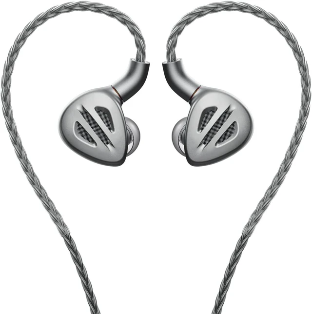 Main image of FiiO FH9 Headphones Earphone Wired High Resolution Over-The-Ear 1DD+6BA Detachable Cable Deep Bass Comes with 2.5/3.5/4.4mm Swappable Plugs for Smartphone/PC/Players/Home Audio(Titanium)