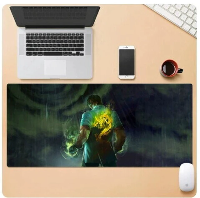 Main image of League of Legends Lee Sin, the Blind Monk mouse pad Extended Gaming Mouse Pad with Stitched Edges, Large Mouse pad with Non-Slip Rubber Base for Work & Gaming, Office & Home 300/250mm
