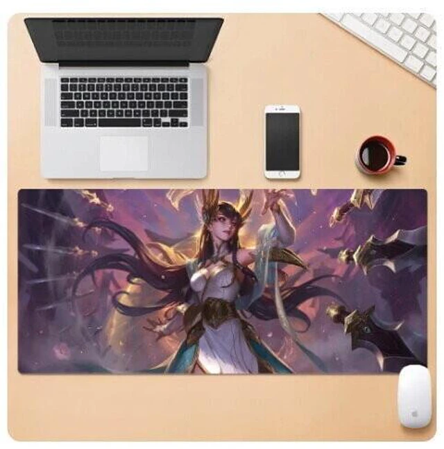 Main image of League of Legends Irelia, the Blade Dancer mouse pad Extended Gaming Mouse Pad with Stitched Edges, Large Mouse pad with Non-Slip Rubber Base for Work & Gaming, Office & Home 300/250mm