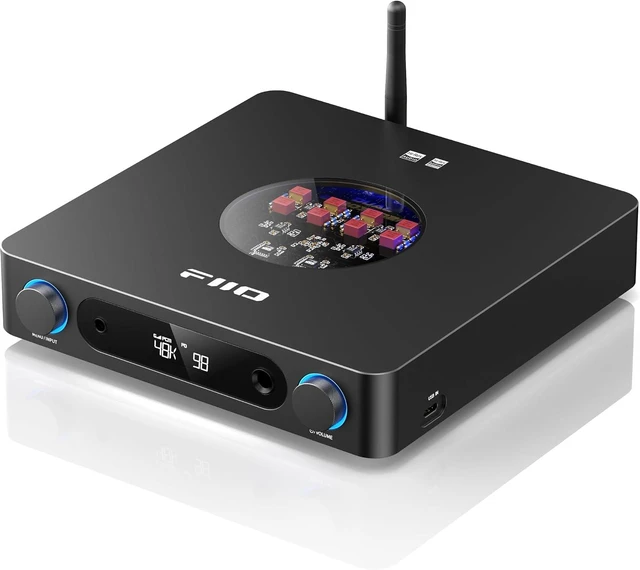Main image of FIIO K13 Desktop DAC & Headphone Amplifier, Dual ES9039Q2M DACs, Fully Balanced, 2400mW+2400mW, LDAC Bluetooth, 768kHz/32bit, DSD512 black