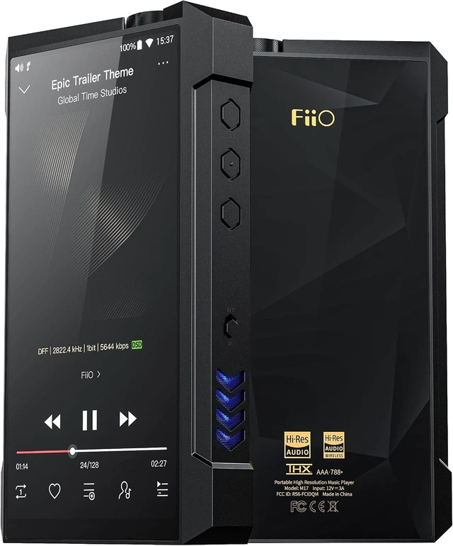 Alt view image 2 of 6 - FiiO M17 Portable Desktop-Class Music Player