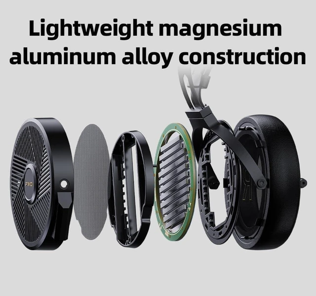 Alt view image 6 of 7 - FiiO FT5 90mm Open Planar Magnetic Headphones