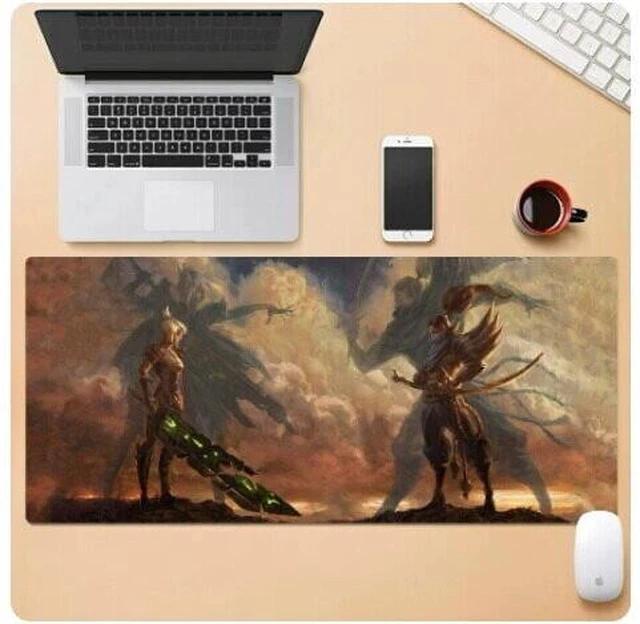 Main image of League of Legends Riven Yasuo mouse pad Extended Gaming Mouse Pad with Stitched Edges, Large Mouse pad with Non-Slip Rubber Base for Work & Gaming, Office & Home 300/250mm