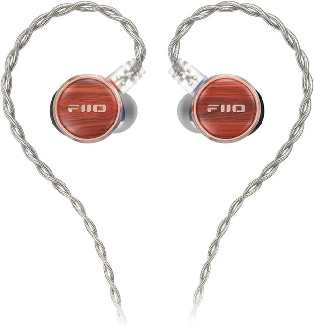 Main image of FiiO FP3 HiFi 14.5mm Planar Diaphragm Driver in Ear Earphone IEMs, with Solid Wood faceplate, Detachable 0.78mm 2Pin IEM Cable for Musician Singer Audiophile (Rosewood)