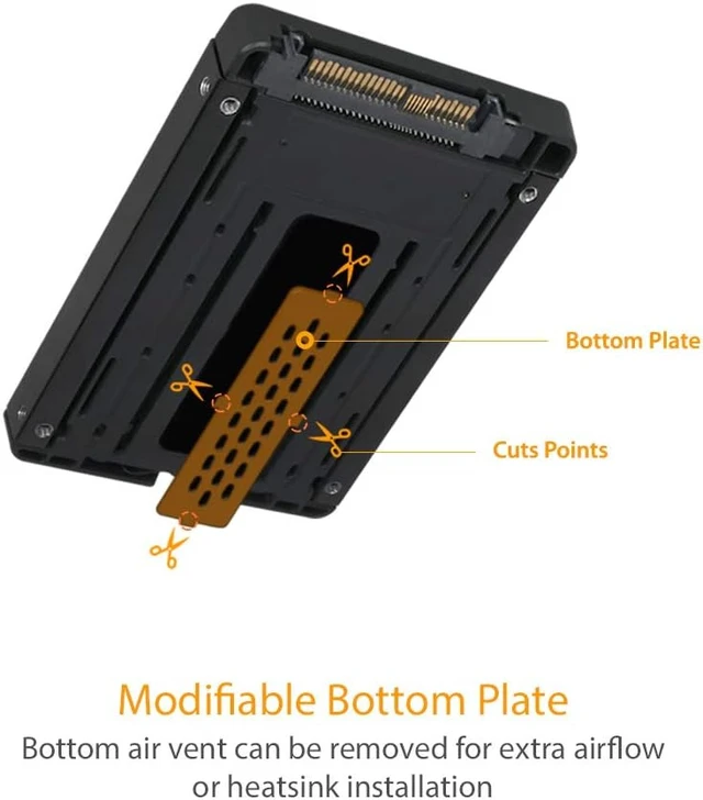 Alt view image 7 of 7 - ICY DOCK M.2 PCIe 3.0/4.0 NVMe SSD to 2.5" U.2 SSD Converter / Mounting Adapter with Heatsink | EZConvert MB705M2P-B
Visit the ICY DOCK Store
4.0 4.0 out of 5 stars (157) | Search this page
Amazon's