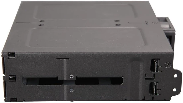 Alt view image 2 of 4 - ICY DOCK 4 Bay 2.5 SAS/SATA HDD/SSD Metal Mobile Rack Enclosure for 5.25" Bay (with Fan Control) | ToughArmor MB607SP-B