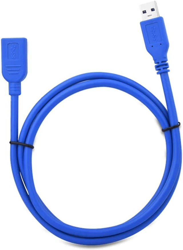 Alt view image 3 of 6 - USB 3.0 Extension Cable 5ft, Hannord USB 3.0 Extension Cable - A-Male to A-Female for USB Flash Drive, Card Reader, Hard Drive, Keyboard, Mouse, Printer, Camera
