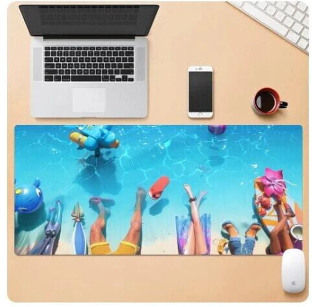 Main image of League of Legends Pool Party Summer Theme mouse pad Extended Gaming Mouse Pad with Stitched Edges, Large Mouse pad with Non-Slip Rubber Base for Work & Gaming, Office & Home 300/250mm