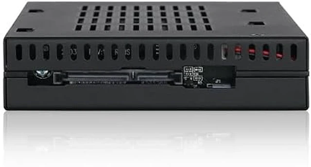 Alt view image 7 of 7 - CY DOCK 1 Bay 2.5 SAS/SATA HDD/SSD Docking Enclosure for External 3.5 Bay | flexiDOCK MB521SP-B