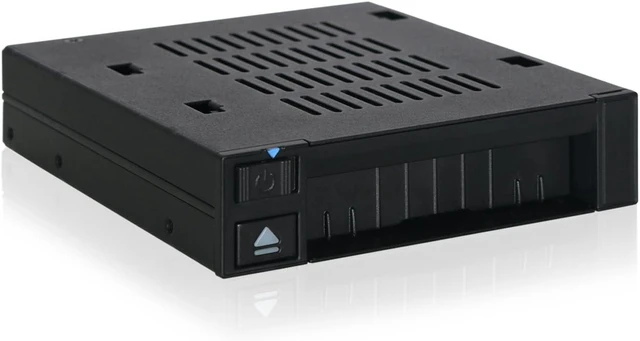 Main image of CY DOCK 1 Bay 2.5 SAS/SATA HDD/SSD Docking Enclosure for External 3.5 Bay | flexiDOCK MB521SP-B