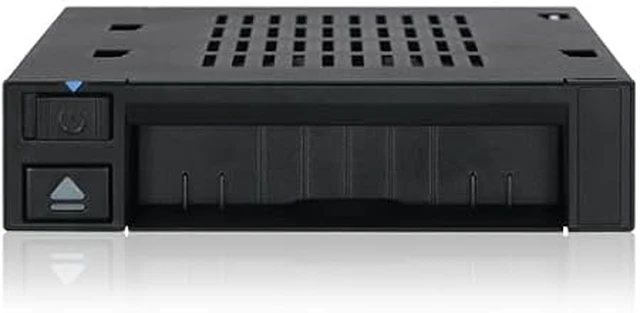 Alt view image 6 of 7 - CY DOCK 1 Bay 2.5 SAS/SATA HDD/SSD Docking Enclosure for External 3.5 Bay | flexiDOCK MB521SP-B