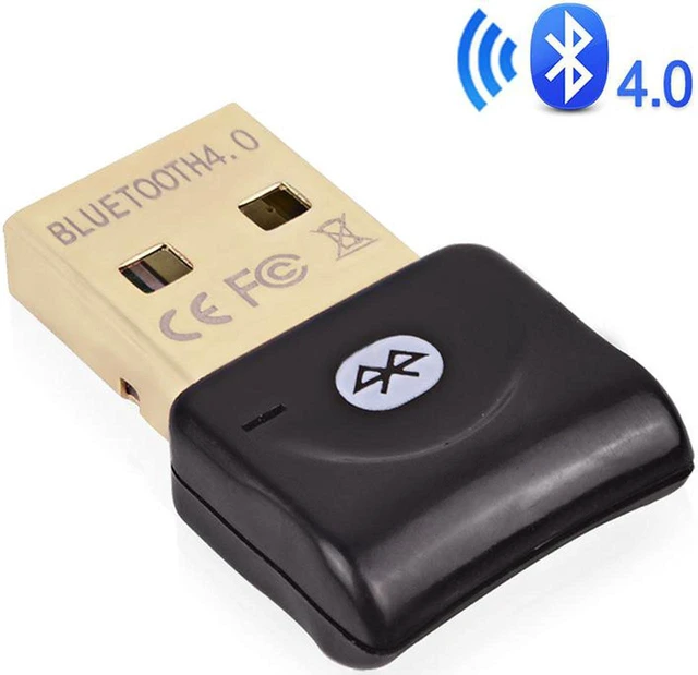 Main image of USB Bluetooth Adapter 4.0 for PC Bluetooth Dongle Receiver Wireless Transfer Compatible with Stereo Headphones Desktop Windows 10,8,7,Vista,XP - Black