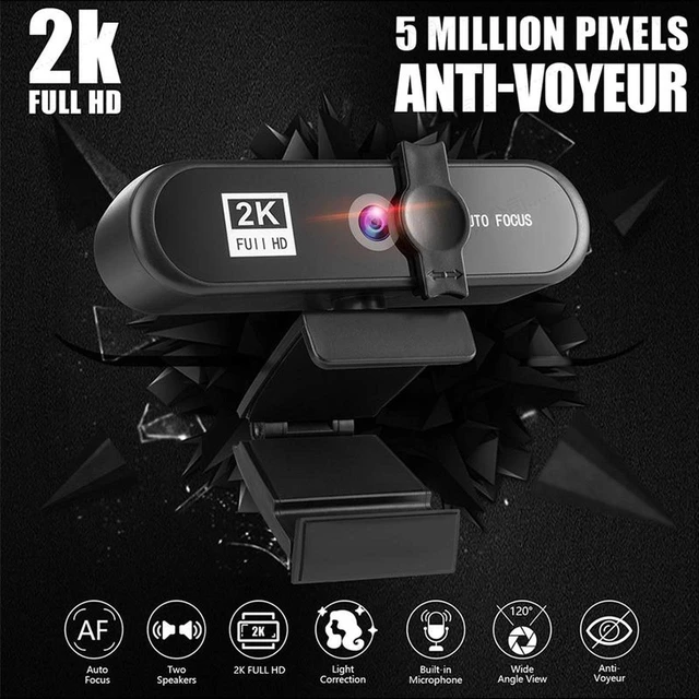 Alt view image 2 of 7 - Full HD WebCam 2K Webcam Computer PC Web Cam Webcam Auto Focus Laptop Camera For Youtube Skype Live Broadcast Video Work