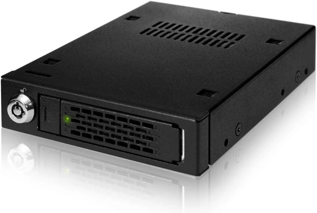 Main image of ICY DOCK 2.5" U.2 NVMe SSD PCIe 3.0/4.0 Mobile Rack for External 3.5" Drive Bay (147mm Depth) | ToughArmor MB601VK-B
