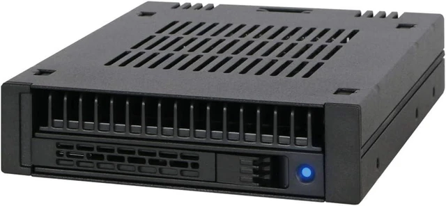 Main image of ICY DOCK 1 Bay 2.5 SAS/SATA HDD/SSD Tool-Less Enclosure for External 3.5" Bay | ExpressCage MB741SP-B