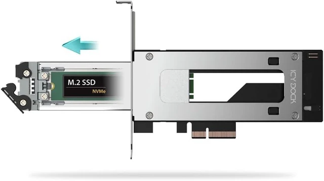 Main image of Removable PCIe 5.0 x4 to M.2 NVMe Gen5 SSD 128 Gbps Mobile Rack Enclosure / Adapter for PCIe x4/x8/x16 Expansion Slot - ExpressSlot Elite MB840M5P-B