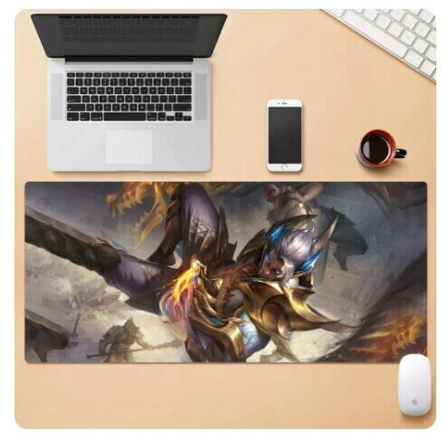 Main image of League of Legends Sett mouse pad Extended Gaming Mouse Pad with Stitched Edges, Large Mouse pad with Non-Slip Rubber Base for Work & Gaming, Office & Home 300/250mm