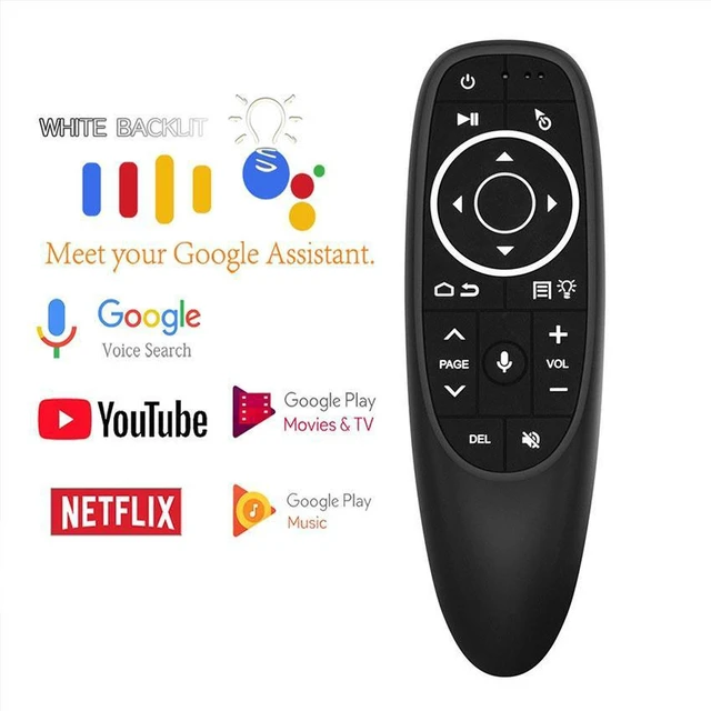 Alt view image 2 of 6 - G10S Air Mouse Remote Control, Voice Remote 2.4G RF Wireless Remote Control with 6-Axis Gyroscope IR Learning, USB Air Mouse Remote for PC Smart TV Android Box HTPC Laptop Projector