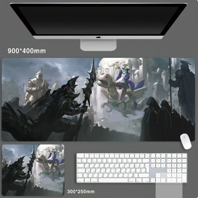 Main image of Yu-Gi-Oh Skin mouse pad Extended Gaming Mouse Pad with Stitched Edges, Large Mouse pad with Non-Slip Rubber Base for Work & Gaming, Office & Home 300/250mm