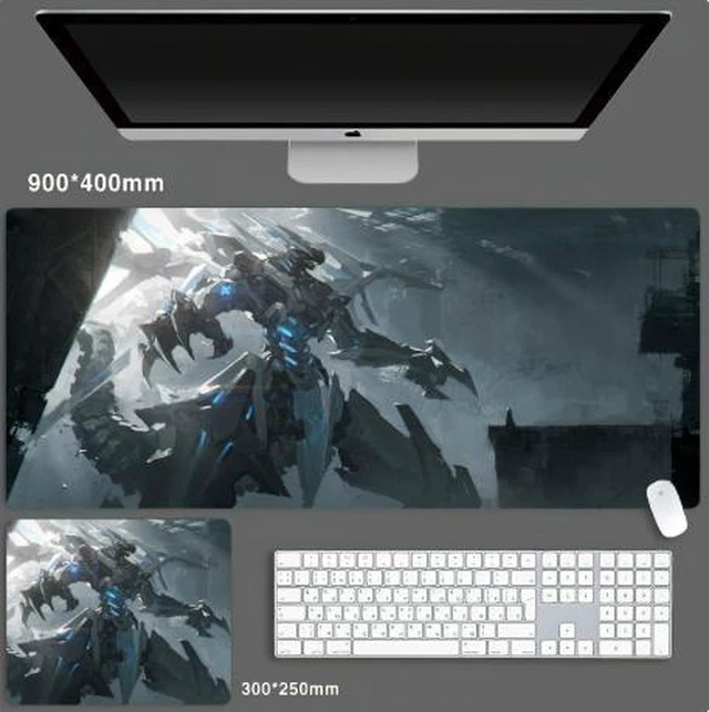 Main image of Yu-Gi-Oh Skin mouse pad Extended Gaming Mouse Pad with Stitched Edges, Large Mouse pad with Non-Slip Rubber Base for Work & Gaming, Office & Home 300/250mm