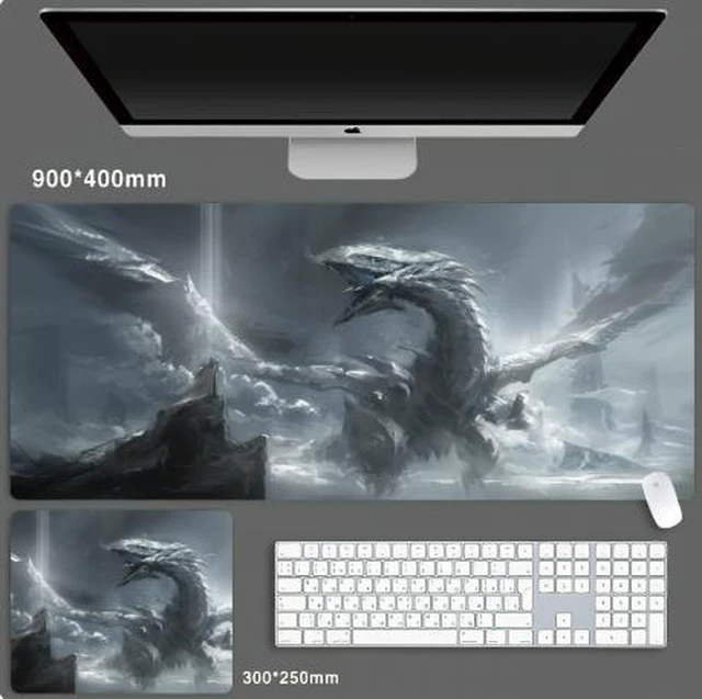 Main image of Yu-Gi-Oh Skin mouse pad Extended Gaming Mouse Pad with Stitched Edges, Large Mouse pad with Non-Slip Rubber Base for Work & Gaming, Office & Home 300/250mm
