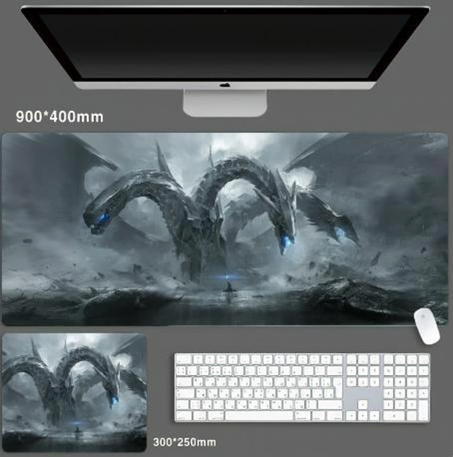 Main image of Yu-Gi-Oh Skin mouse pad Extended Gaming Mouse Pad with Stitched Edges, Large Mouse pad with Non-Slip Rubber Base for Work & Gaming, Office & Home 300/250mm