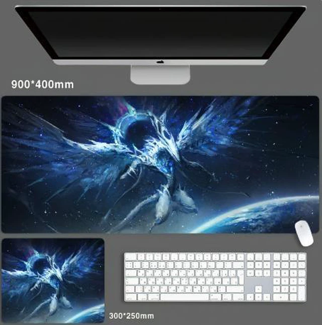 Main image of Yu-Gi-Oh Skin mouse pad Extended Gaming Mouse Pad with Stitched Edges, Large Mouse pad with Non-Slip Rubber Base for Work & Gaming, Office & Home 300/250mm