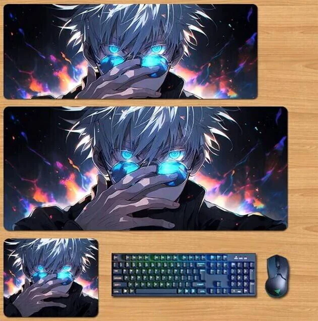 Main image of Jujutsu Kaisen Skin mouse pad Extended Gaming Mouse Pad with Stitched Edges, Large Mouse pad with Non-Slip Rubber Base for Work & Gaming, Office & Home 300/250mm