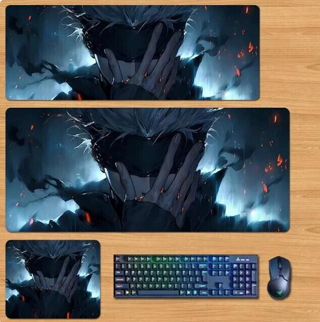 Main image of Jujutsu Kaisen Skin mouse pad Extended Gaming Mouse Pad with Stitched Edges, Large Mouse pad with Non-Slip Rubber Base for Work & Gaming, Office & Home 300/250mm