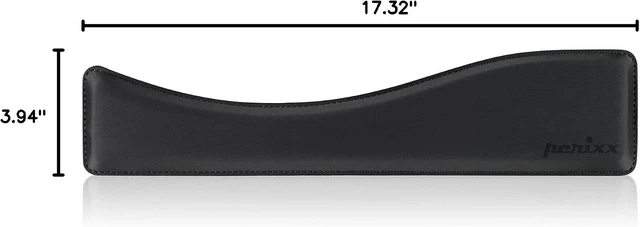 Alt view image 4 of 7 - Perixx PERIPRO-512 Ergonomic Keyboard Wrist Rest - Gel Cushion Support - Compatible with Various Ergo Keyboard - Dimension 17.32x3.94x1.30 inches - Black