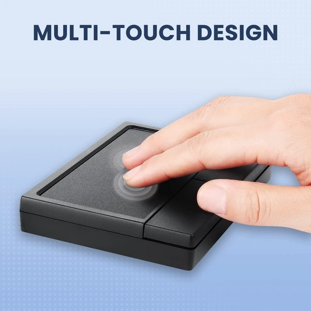 Alt view image 6 of 7 - Perixx PERIPAD-504 Wired USB Touchpad, Portable Trackpad for Desktop and Laptop User, Large Size,Big