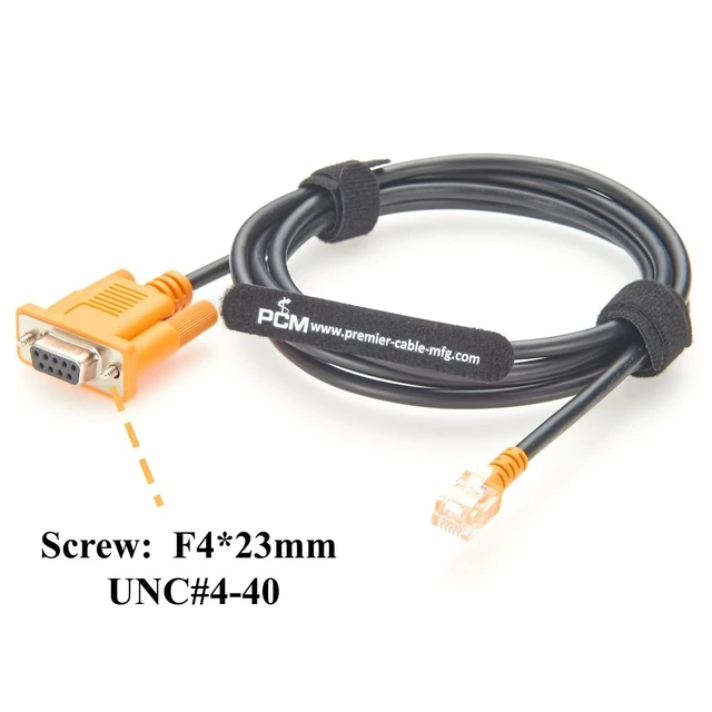 Alt view image 4 of 5 - Programming Cable DB9 RS232 Female to RJ12 6P6C Male for AS-Interface Gateway/PLC Compatible with IFM E70320(1.55M)
