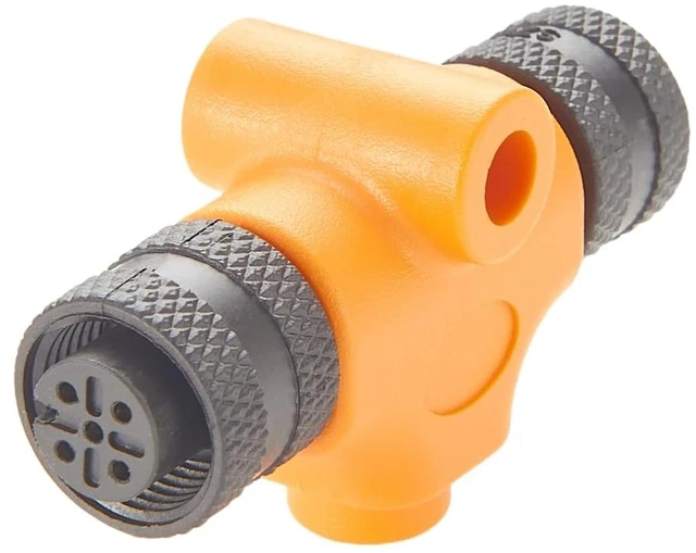 Main image of NMEA 2000 N2k T Connector M12 Micro-Change Gender Changer IP67 M12 5Pin A Code Female to Female Coupler Marine Boat Drop T Splitter for CAN Bus CANOpen Devicenet