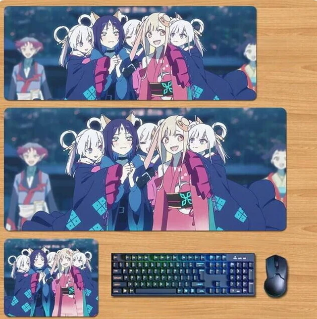 Main image of Cosmic Princess Kaguya Skin mouse pad Extended Gaming Mouse Pad with Stitched Edges, Large Mouse pad with Non-Slip Rubber Base for Work & Gaming, Office & Home