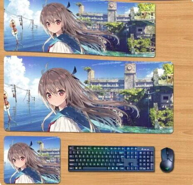 Main image of ATRI -My Dear Moments Skin mouse pad Extended Gaming Mouse Pad with Stitched Edges, Large Mouse pad with Non-Slip Rubber Base for Work & Gaming, Office & Home 300/250mm