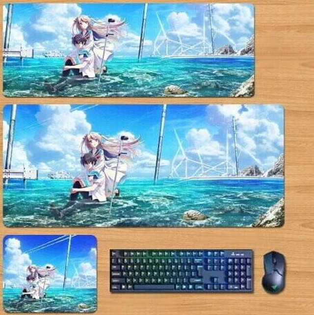 Main image of ATRI -My Dear Moments Skin mouse pad Extended Gaming Mouse Pad with Stitched Edges, Large Mouse pad with Non-Slip Rubber Base for Work & Gaming, Office & Home 300/250mm