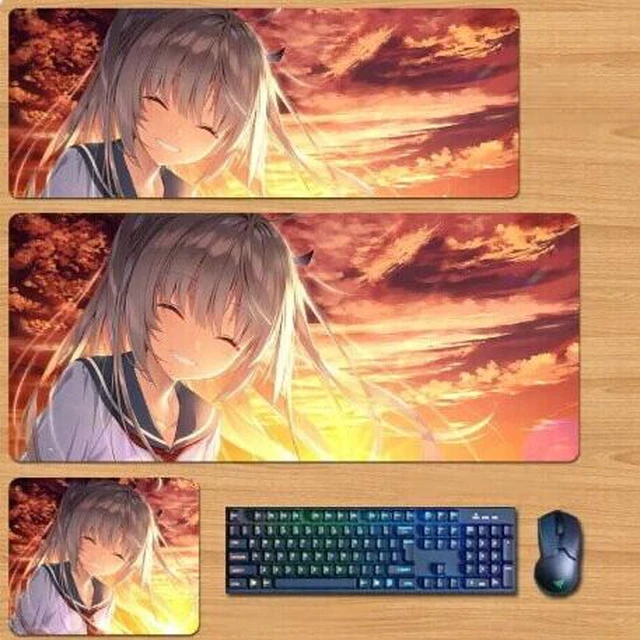 Main image of ATRI -My Dear Moments Skin mouse pad Extended Gaming Mouse Pad with Stitched Edges, Large Mouse pad with Non-Slip Rubber Base for Work & Gaming, Office & Home 300/250mm