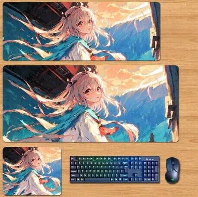 Main image of ATRI -My Dear Moments Skin mouse pad Extended Gaming Mouse Pad with Stitched Edges, Large Mouse pad with Non-Slip Rubber Base for Work & Gaming, Office & Home 800/300mm