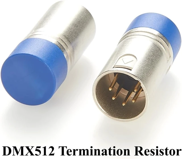 Alt view image 4 of 5 - 5Pin XLR DMX512 Terminator 120 Ohm DMX512 End of Line Termination Resistor XLR Male Plug Signal Stabilizer Lighting Accessories for LED Wash, DJ Light Bars, DJ Control Console (5Pin)