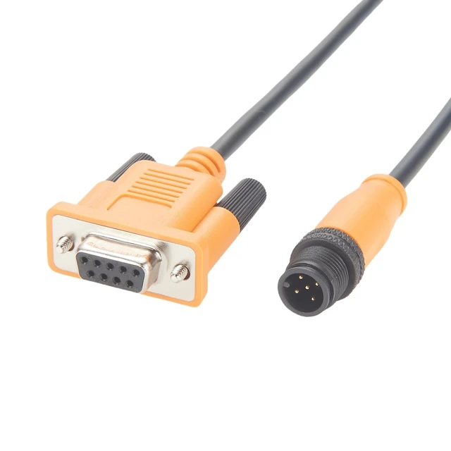 Alt view image 4 of 6 - M12 A Code 5Pin Male to DB9 Female CAN Bus Data Logger Cable IP67 NMEA2000 M12 to D-Sub 9Pin RS232 Converter Serial Cable for CANOpen DeviceNet(1M/3.28FT)