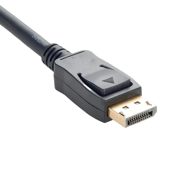 Alt view image 2 of 6 - Displayport 1.2 Male to Female Extension Cable 4K@60Hz DP to DP Flush Dash Panel Mount Converter Pass Through Threaded Fixed Bulkhead Adapter Cord for HDTV HD Digital Audio Video(0.3M/1FT)