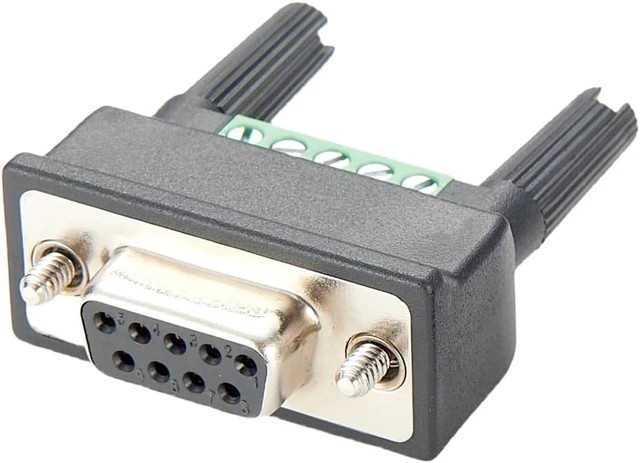 Alt view image 5 of 6 - Mini DB9F-to-TB Mini DB9 Female to Soldless Terminal Block Adapter D Sub 9Pin Serial Port to Easy-to-Wire Screw Terminal Block for RS422 RS485 (5PCS)