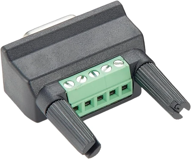 Alt view image 4 of 6 - Mini DB9F-to-TB Mini DB9 Female to Soldless Terminal Block Adapter D Sub 9Pin Serial Port to Easy-to-Wire Screw Terminal Block for RS422 RS485 (5PCS)