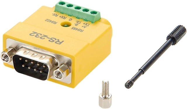 Main image of 2 in 1 DB9 RS232 to RS485 RS422 Serial Converter Plug D-Sub 9Pin Interface to 5 Pin Terminal Block RS485 Communication Adapter Full Duplex Connector (DB9 Male) DB9 Female